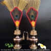 Bộ Đôi Bình Quán Đảnh - Sái Tịnh Bằng Đồng Nguyên Chất, Hàng Thủ Công Nepal