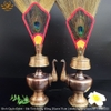 Bộ Đôi Bình Quán Đảnh - Sái Tịnh Bằng Đồng Nguyên Chất, Hàng Thủ Công Nepal 20cmX11cm