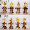Bộ Bát Kiết Tường (Bát Đại Cát Tường - Tám Tướng Cát Tường) Cao 22cm Bằng Thủy Tinh, Hoàn Thiện Thủ Công BBKT27