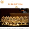 Bộ Bát Kiết Tường (Bát Đại Cát Tường - Tám Tướng Cát Tường) Cao 18cm Bằng Hợp Kim Cao Cấp, Hoàn Thiện Thủ Công BBKT13