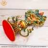 Bộ Bát Kiết Tường (Bát Đại Cát Tường - Tám Tướng Cát Tường) Cao 20.5cm Bằng Đồng Nguyên Chất, Hoàn Thiện Thủ Công BBKT32 chất lượng cao