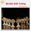 Bộ Bát Kiết Tường (Bát Đại Cát Tường - Tám Tướng Cát Tường) Cao 12cm Bằng Đồng Nguyên Chất, Hoàn Thiện Thủ Công BBKT19 siêu đẹp