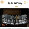 Bộ Bát Kiết Tường (Bát Đại Cát Tường - Tám Tướng Cát Tường) Cao 20.5cm Bằng Bạc 999, Hoàn Thiện Thủ Công BBKT37 chất lượng cao