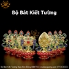 Bộ Bát Kiết Tường (Bát Đại Cát Tường - Tám Tướng Cát Tường) Bệ Sen Bằng Hợp Kim Đồng, Hoàn Thiện Thủ Công BBKT03 cao cấp