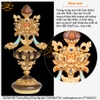 Bộ Bát Kiết Tường (Bát Đại Cát Tường - Tám Tướng Cát Tường) Cao 29cm Bằng Đồng Nguyên Chất, Hoàn Thiện Thủ Công BBKT35 cao cấp