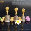 Bộ Chuông Chày Bằng Đồng Nguyên Chất MS15, Om Mani Padme Hum