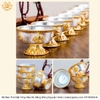 Bộ Bàn Thờ Cúng Mật Tông Đầy Đủ Bằng Đồng Nguyên Chất Màu Vàng Cao Quý