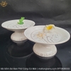 Bộ Gốm Sứ Ban Thờ Cúng Cơ Bản: Lư Hương, Bình Hoa, Đĩa Bồng, Chén Nước Màu Vàng tinh tế