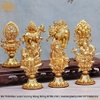 Bộ Thất Bảo Luân Vương Bằng Đồng Nguyên Chất, Hoàn Thiên Thủ Công BTBLV02 cao cấp