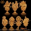 Bộ Thất Bảo Luân Vương Bằng Đồng Nguyên Chất, Hoàn Thiên Thủ Công BTBLV02 chân thực