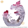 Tượng Cá Vàng Vượt Sóng Trang Trí Nhà Cửa Bằng Lưu Ly hà nội tp hồ chí minh chất lượng cao mật tông