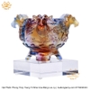 Chậu - Bát - Lư Khắc Quai Hình Đầu Dê Bằng Lưu Ly vật phẩm phong thủy may mắn vật phẩm phong thủy