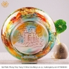 Chậu - Bát Khắc Chìm - Nổi Hình Rồng Bằng Lưu Ly Cao Cấp Trang Trí Nhà Cửa Vật Phẩm Phong Thủy DTT195