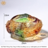 Chậu Phong Thủy Trang Trí Nhà Cửa Thiết Kế Họa Tiết Kiểu Đá Quý Bằng Lưu Ly quà tặng tinh tế quà tặng cao cấp