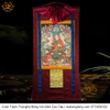Cuộn Tranh ThangKa Phật Liên Hoa Sinh Bằng Vải Gấm xịn đẹp bền rẻ mới