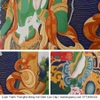 Cuộn Tranh ThangKa Phật Tara Xanh Lục Độ Phật Mẫu Bằng Vải Gấm Cao Cấp, Kiểu 1, TCT01