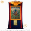 Cuộn Tranh ThangKa Phật Dược Sư Bằng Vải Gấm vật phẩm phong thủy mạnh khỏe phúc lộc trường thọ hạnh phúc