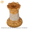 Đế Cắm Kinh Luân Bằng Nhựa Tổng Hợp Cao Cấp Thiết Kế Hình Cột Trụng DKL06 màu vàng thân bạc