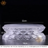 |Rộng 34cm| Đế Tượng Phật - Bồ Tát Hình Tòa Sen Bằng Lưu Ly Cao Cấp Nhiều Màu Sắc Lựa Chọn, Thiết Kế Sang Trọng TP263