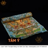 Cuộn Tranh ThangKa Địa Tạng Vương Bồ Tát Bằng Vải Gấm Cao Cấp, vật phẩm phong thủy may mắn cát tường như ý