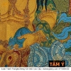 Cuộn Tranh ThangKa Phật Hoàng Thần Tài Bằng Vải Gấm Cao Cấp, quà tặng tinh tế quà tặng cao cấp
