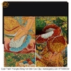 Cuộn Tranh ThangKa Phật Hoàng Thần Tài Bằng Vải Gấm mạnh khỏe phúc lộc trường thọ hạnh phúc