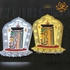 Thời luân kim cang Kalachakra 3D Thập tự tại, dập nổi cực kỳ đẹp toả hào quang