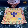 Khăn gấm biểu tượng nút thắt may mắn 22x22cm