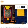 Cuộn Tranh ThangKa Ngài Kim Cang Tát Đỏa (Vajrasattva) Bằng Vải Gấm Cao Cấp, quà tặng tinh tế quà tặng cao cấp