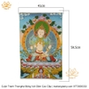 Cuộn Tranh ThangKa Ngài Kim Cang Tát Đỏa (Vajrasattva) Bằng Vải Gấm Cao Cấp, quà tặng quà tân gia quà tặng phong thủy