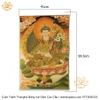 Cuộn Tranh ThangKa Phật Liên Hoa Sinh Bằng Vải Gấm Cao Cấp vật phẩm phong thủy may mắn cát tường như ý