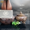 Lư Hương Tròn Đồng Nguyên Chất Biểu Tượng Bát Kiết Tường Nepal