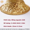 Bộ Đôi Bình Quán Đảnh - Sái Tịnh Bằng Đồng Nguyên Chất, Hàng Thủ Công Nepal 23cmX13cm Cao Cấp