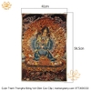Cuộn Tranh ThangKa Ngài Phổ Ba Kim Cang (Vajrakilaya) Bằng Vải Gấm Cao Cấp, Kiểu 2, TCT31