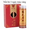 1 Đôi nến trụ 7 ngày, 5 ngày, 3 ngày, 1 ngày bơ thực vật chất lượng cao vỏ trong suốt chịu được nhiệt độ