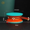 Trống CHOD Nepal Cao Cấp (~20–21cm) Gỗ Sangdang, Pháp Khí Thiền Định Mật Tông