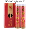 1 Đôi nến trụ 7 ngày, 5 ngày, 3 ngày, 1 ngày bơ thực vật chất lượng cao vỏ trong suốt chịu được nhiệt độ