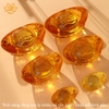 Thỏi Vàng Rồng Lưu Ly Chiêu Tài Tấn Bảo - khắc nổi tinh xảo - kích thước 3.5, 5, 6, 7, 8cm - nguyên khối nặng đặc ruột