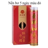 1 Đôi nến trụ 7 ngày, 5 ngày, 3 ngày, 1 ngày bơ thực vật chất lượng cao vỏ trong suốt chịu được nhiệt độ