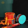 Trống CHOD Nepal Cao Cấp (~20–21cm) Gỗ Sangdang, Pháp Khí Thiền Định Mật Tông