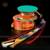 Trống CHOD Nepal Cao Cấp (~20–21cm) Gỗ Sangdang, Pháp Khí Thiền Định Mật Tông