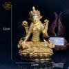 Tượng Đức Tara Xanh Cao 16cm và 32cm Pháp Bảo Mật Tông KIm Cương Thừa