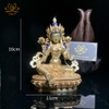 Tượng Đức Tara Xanh Cao 16cm và 32cm Pháp Bảo Mật Tông KIm Cương Thừa