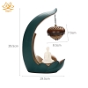 Thác Khói Trầm Hương Như Lai Phật Tổ Dưới Búp Sen Kích Thước Vừa Vặn