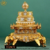 Tháp Madala - Núi Tu Di Bằng Đồng Nguyên Chất quà tặng sếp quà mừng thọ