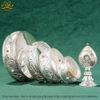 Tháp Madala - Núi Tu Di Không Đế Đỡ, Bằng Bạc Nguyên Chất cát tường vật phẩm phong thủy như ý