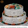Tháp Madala - Núi Tu Di Không Đế, Bằng Bạc Nguyên Chất, quà tặng tinh tế quà tặng cao cấp