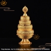 Tháp Madala - Núi Tu Di, Bằng Bạc Nguyên Chất Mạ Vàng, xịn đẹp bền rẻ mới