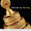Tháp Madala - Núi Tu Di, Bằng Bạc Nguyên Chất Mạ Vàng, cát tường vật phẩm phong thủy như ý