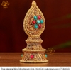 Tháp Madala - Núi Tu Di, Bằng Đồng Nguyên Chất Đính Đá, vật phẩm phong thủy may mắn cát tường như ý